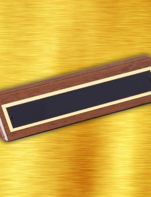 Walnut Name Block